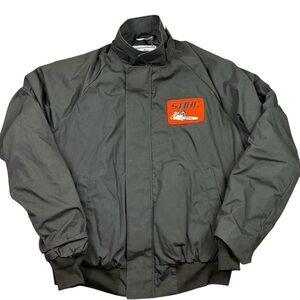 Vintage DCSP quarter deck collection zip up jacket with custom STIHL patch USA